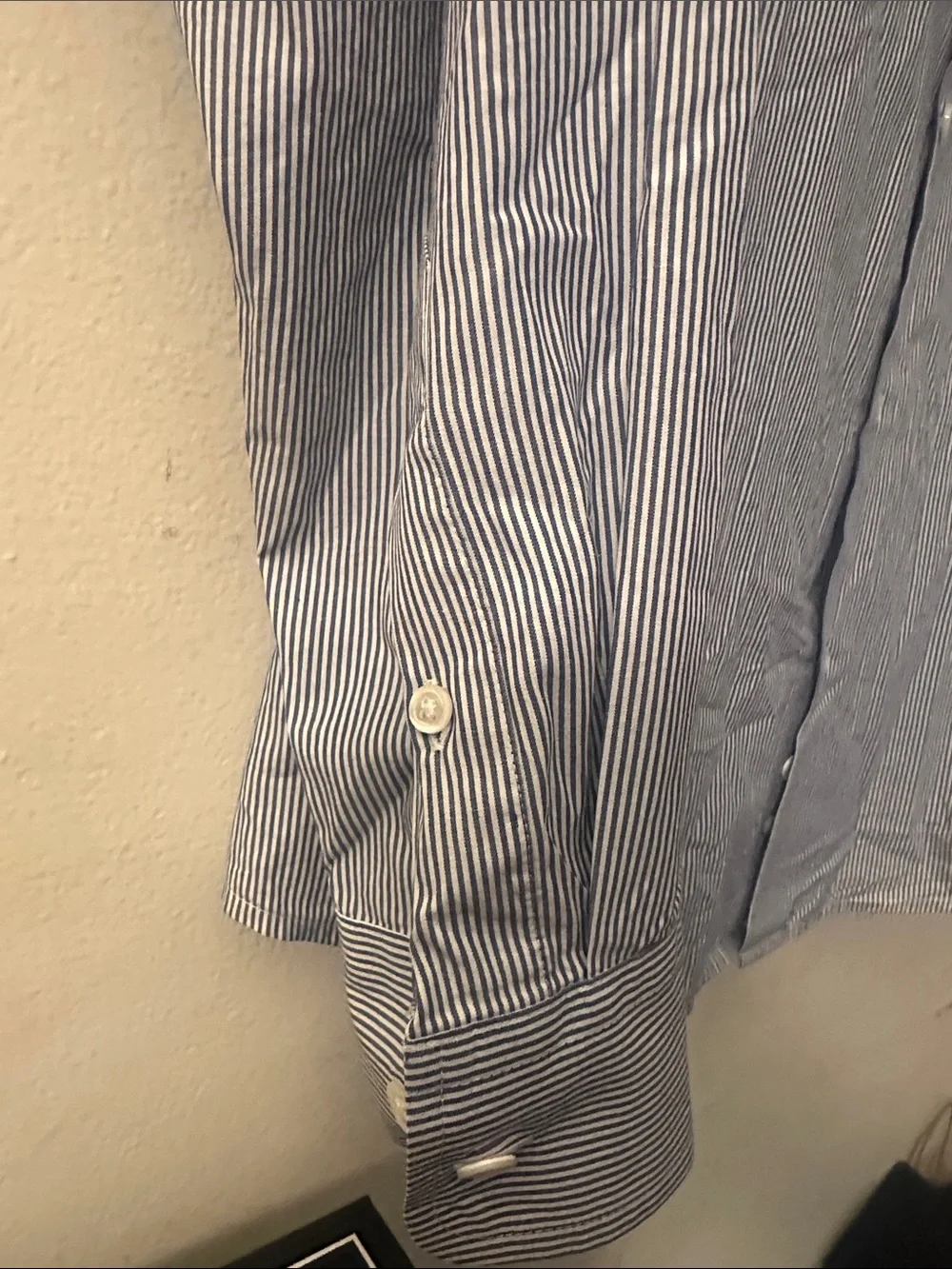 Banana Republic Light Blue Stripe Dress Shirt